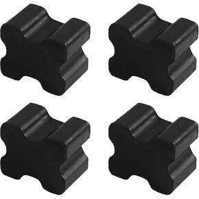 4PCS Coil Spring Spacer Kit, 1" to 1.5" Lift Spacers for Vehicle Suspension, Heavy Duty Rubber Front Coil Spring Boosters