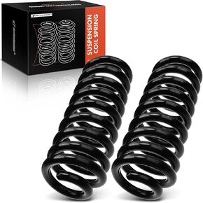 A-Premium 2Pcs Front Left and Right Suspension Coil Spring Set Compatible with Ford F250 F-250 1980-1983 1988-1996, F350 F-350 1980-1996, Driver and Passenger Side