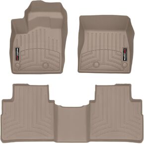 WeatherTech Custom Fit FloorLiners for Nissan Rogue - 1st & 2nd Row (4417701-4416442), Black