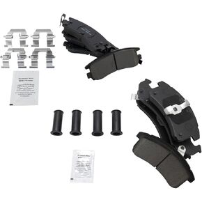 TRQ Brake Pads Ceramic Compatible with 1995-1996 Buick Riviera 1994-1996 Cadillac DeVille Eldorado Seville Oldsmobile Aurora