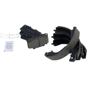 TRQ Brake Pads Ceramic Compatible with 1992-2000 Toyota 4Runner 1993-1998 T100