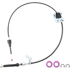 Automatic Transmission Shift Control Cable Compatible with Toyota Corolla Matrix 1.8L 2003-2008 Replacement for 33820-02370 33820-01050 with Gearshift Shifter Bushing Kit