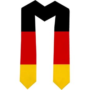 Class of 2025 Germany Flag Graduation Stole Celebrate Your Academic Achievements in Style with Our Elegant Satin Sash 71"long