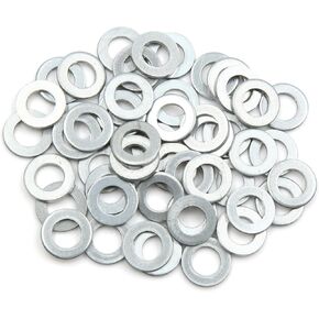 50pcs زيت زيت محرك غسالات الصرف القابس معرف 10 مم. 18mm OD. لقطع غيار السيارات
