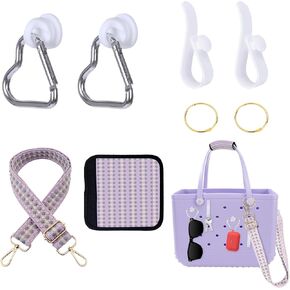 Bag Strap Fit for Bogg Bag, Adjustable Neoprene Shoulder Straps with Keychain Hook,Crossbody Strap Charms in Kuwait