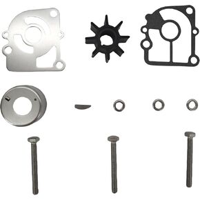 Water Pump Impeller Repair Kit for Nissan for Tohatsu 362873221 9.9 15 18 20 HP 2 & 4 Stroke Outboard Evinrude Johnson OMC 5040133 Replaces 362873220 362873220M 362873221M Model NS9.9 NS15 NS18 NS20