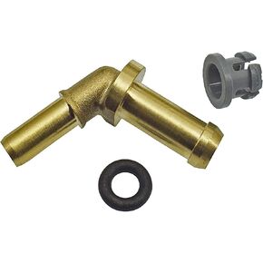 Thermostat Water Outlet Hose Connector Kit Compatible with Jaguar XJ XF XK Range Rover Sport L322 L320 Discovery 4 3.0L V6/5.0L V8 Replaces# LR048474 LR049990 C2Z28258