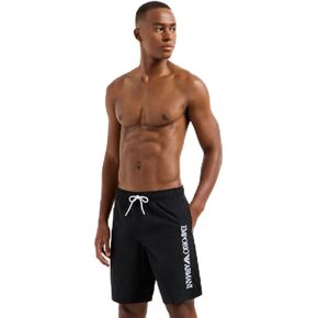 Emporio Armani Men's Classic Long 8" Bermuda Swim Trunk