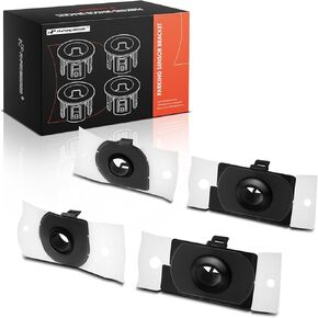 A-Premium 4-PC Rear Inner and Outer Parking Assist Sensor Retainer Bezels Compatible with Toyota Models - Prius 2016-2022