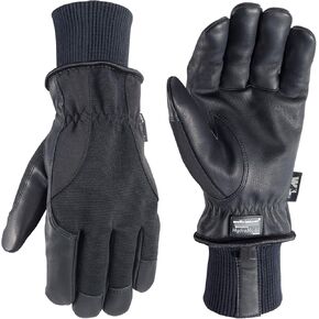 Men's Insulated HydraHyde Water-Resistant Leather Palm Winter Work Gloves, XX-Large (Wells Lamont 1206), pack of 1