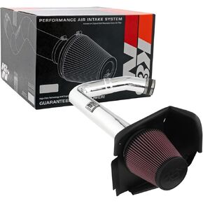 K&N Cold Air Intake Kit: Increase Acceleration & Engine Growl, Guaranteed to Increase Horsepower up to 7HP: Compatible with 3.6L, V6, 2011-2019 Dodge/Chrysler (Challenger, Charger, 300, C), 69-2544TP