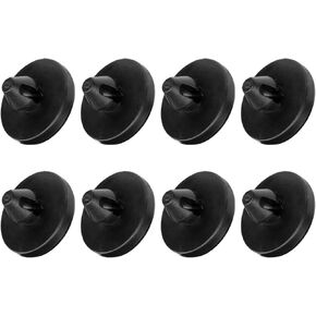 Mandark 4PCS Car Brake Switch Stopper, OEM# 90541-06036 Vehicle Brake Pedal Pad Stopper, Automotive Brake Light Switch & Clutch Pedal Stopper, Universal for SUV, Sedan, Truck (Black)