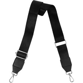 Purse Straps Replacement Crossbody, Universal 1.5" Wide Purse Strap, Shoulder Straps for Bags Handbags Sports Laptop Duffel Canvas Camera Bag, Adjustable Length 31.5-55" (White)