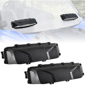SAUTVS 2PCS UTV Windshield Vents Self Install Kit Windscreen Ventilation Defrost Defog for Hard Coated Polycarbonate Windshield, Compatible with Can-Am/Polaris/Kawasaki/Honda/Yamaha Accessories