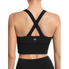 yvette longline cross حمالات Sports For Women Fivid Wide Sides Light Light Support