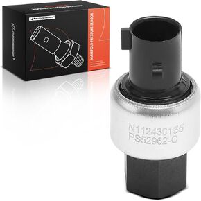 A-Premium A/C Clutch Cycle Switch [2 Pins] Compatible with Chevrolet Tahoe, Blazer, C1500 Suburban, C2500, C3500HD, K1500 & GMC Yukon & Cadillac Escalade & Oldsmobile Silhouette & Pontiac