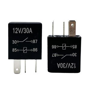 4 PCS 4 Pin 12V 30A Automotive Relay - Multi-Purpose Heavy Duty Standard Relay for Car and Motor - Universal Replacement Accessories