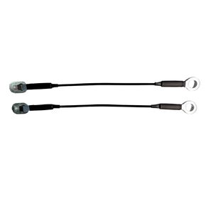 Rear Tailgate Cable Set for Chevy for GMC C/K 1500 2500 3500 Pickup 1988-2002 Truck LH & RH 14-9/16 Inch Long Replace 15673251 7081215 7081445 2 Pcs Black