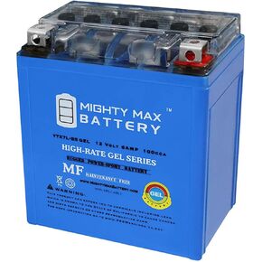 Mighty Max Battery YTX7L-BS GEL -12 Volt 6 AH, GEL Type, 100 CCA, Rechargeable Maintenance Free SLA AGM Motorcycle Battery