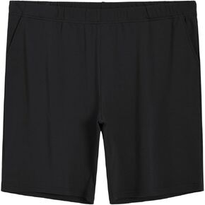 Weintee Women's Plus Size Knit Shorts with Pockets