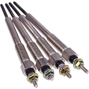 4PCS Plug Glows Kit 8-97600096-0 8976000960 compatible with Isuzu NPR NQR NRR NPR-HD 2005-2010 compatible with GMC 4HK1 5.2L Diesel Engine