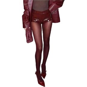 SOLY HUX Women's High Waisted See Through Tights Party Club Stockings Pantyhose