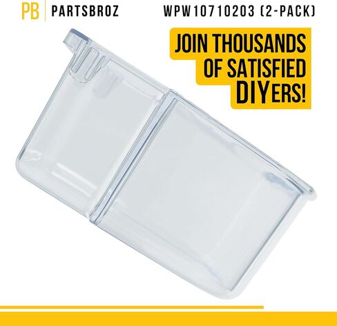 WPW10710203 W10710203 Refrigerator Door Bin - Compatible Whirlpool Kenmore Maytag Fridge Door Parts - Replaces AP6023888 W10451871 PS11757236 - Typically Holds Jars and Bottles in Saudi Arabia