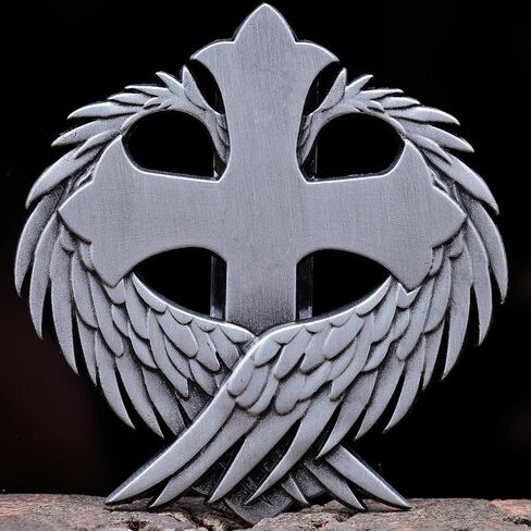 Clips Guardian Angel Visor Clip - Guardian Angel Congor Clips للسيارات ، أجنحة الفولاذ المقاوم للصدأ عبر Sunshade Clip Driver Gift in Kuwait