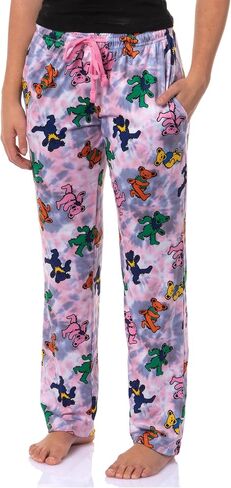 BioWorld امتنان Bijama Pants Dancing Bears Women's Sleep Lounge Pajama Pants مرن وجيوب جانبية in Kuwait
