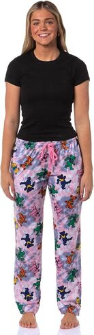 BioWorld امتنان Bijama Pants Dancing Bears Women's Sleep Lounge Pajama Pants مرن وجيوب جانبية in Kuwait
