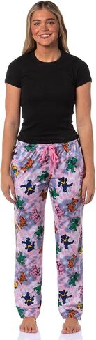 BioWorld امتنان Bijama Pants Dancing Bears Women's Sleep Lounge Pajama Pants مرن وجيوب جانبية in Kuwait