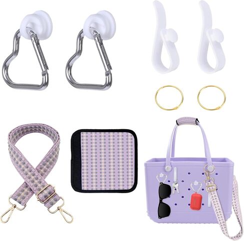 حزام كيس مناسب لحقيبة BOGG ، وأشرطة كتف النيوبرين القابلة للتعديل مع خطاف سلسلة المفاتيح ، سحر حزام كروسودي in Kuwait