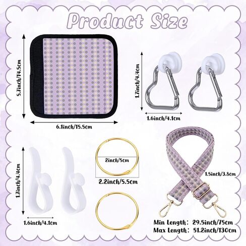 حزام كيس مناسب لحقيبة BOGG ، وأشرطة كتف النيوبرين القابلة للتعديل مع خطاف سلسلة المفاتيح ، سحر حزام كروسودي in Kuwait