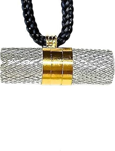 Taweez Amulet for Evil Protection & Good Luck – Charm Amulet Locket Black Thread Locket Pendant Silver and Golden Color in Saudi Arabia