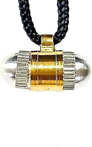 Taweez Amulet for Evil Protection & Good Luck – Charm Amulet Locket Black Thread Locket Pendant Silver and Golden Color in Saudi Arabia