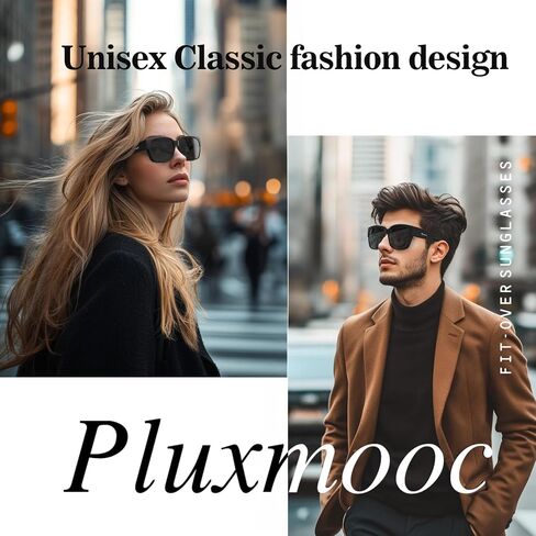 Fit Over Glasses Sunglasses for Women Men, Polarized Sunglasses for Cover Prescription Glasses with UV Protection in Saudi Arabia