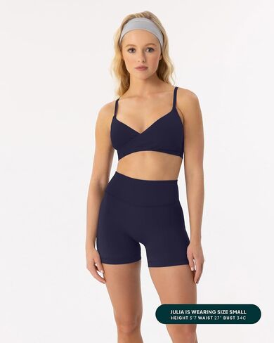 PAVOI ACTIVE Cross-Over Sports Bra for Women - Low Support Adjustable Cami Straps Cross Front Workout Yoga Bras - FlexFlow in Kuwait