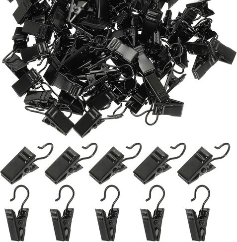 PATIKIL 300 Pcs String Light Hanging Clips, Bronze Small Curtain Hooks Party Decoration Hanger for Outdoor Camping Christmas Light Ornament Craft Display in Saudi Arabia