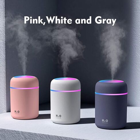 Colorful Cool Mini Humidifier, Essential Oil Diffuser, Aroma Essential USB Personal Desktop Humidifier for Car, Office Room, Bedroom etc,2 Adjustable Mist Modes (Navy Blue) in Saudi Arabia
