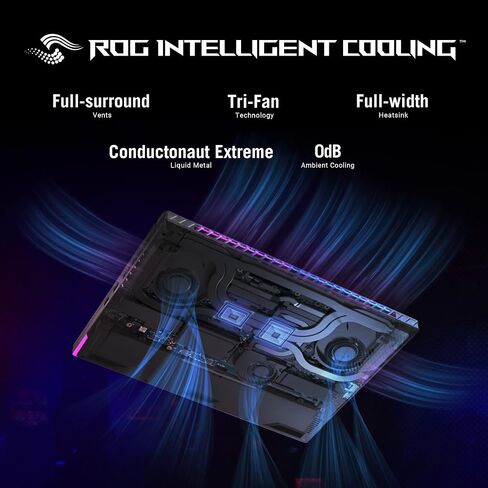 ASUS ROG Strix Scar 17 SE (2022) كمبيوتر محمول للألعاب، 17.3 بوصة 240 هرتز IPS QHD، NVIDIA GeForce RTX 3080 Ti، معالج Intel Core i9، 32 جيجابايت DDR5، 2 تيرابايت SSD، لوحة مفاتيح RGB لكل مفتاح، Windows 11 Pro، G733CX-XS97 in Saudi Arabia