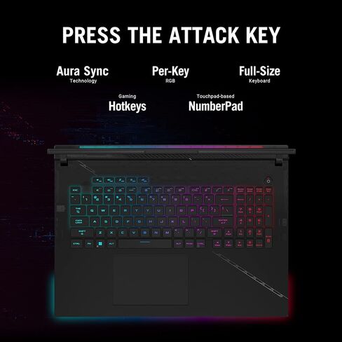 ASUS ROG Strix Scar 17 SE (2022) كمبيوتر محمول للألعاب، 17.3 بوصة 240 هرتز IPS QHD، NVIDIA GeForce RTX 3080 Ti، معالج Intel Core i9، 32 جيجابايت DDR5، 2 تيرابايت SSD، لوحة مفاتيح RGB لكل مفتاح، Windows 11 Pro، G733CX-XS97 in Saudi Arabia