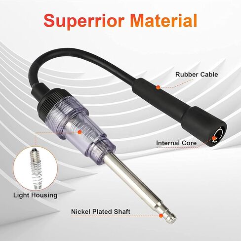 LinkStyle 2PCS اختبار شمعات الإشعال المضمّن ، اختبار الإشعال المباشر للاختبار الإشعال الإشعال ، in Kuwait