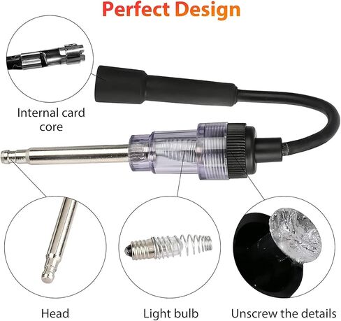 LinkStyle 2PCS اختبار شمعات الإشعال المضمّن ، اختبار الإشعال المباشر للاختبار الإشعال الإشعال ، in Kuwait