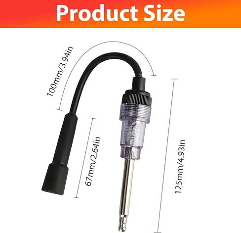 LinkStyle 2PCS اختبار شمعات الإشعال المضمّن ، اختبار الإشعال المباشر للاختبار الإشعال الإشعال ، in Kuwait