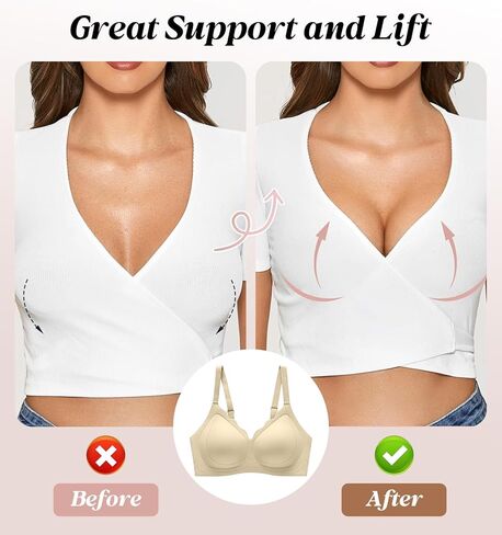 حمالات الصدر اللاسلكية اللاسلكية للسيدات ، رفيع الراحة لا ترتدي الأركان الداخلية تغطية كاملة الرياضة الرياضية اليومية in Kuwait