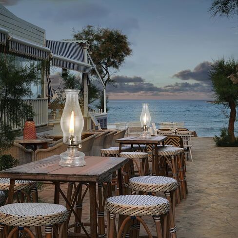 مصباح زيت كبير عتيقة جدار زجاجي كيروسين مصباح مصابيح زيت مثبتة على الجدار العتيقة للداخل الاستخدام مصباح الإضاءة في حالات الطوارئ مصباح إعصار ريفي مع 7/8 "فانوس زيت ويك in Kuwait