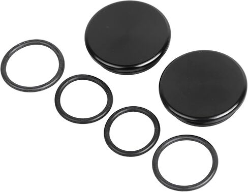 Flat Style Black Swingarm Pivot Bolts Covers Aluminum for Harley Touring Electra Street Glide Road King Road Glide Special FLHXS FLHX 1996-2023 in Kuwait