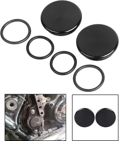 Flat Style Black Swingarm Pivot Bolts Covers Aluminum for Harley Touring Electra Street Glide Road King Road Glide Special FLHXS FLHX 1996-2023 in Kuwait