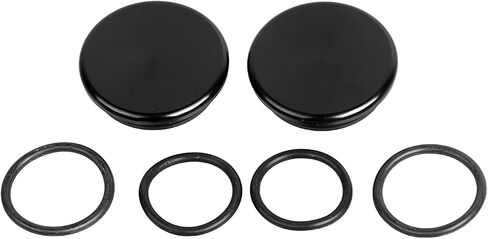Flat Style Black Swingarm Pivot Bolts Covers Aluminum for Harley Touring Electra Street Glide Road King Road Glide Special FLHXS FLHX 1996-2023 in Kuwait