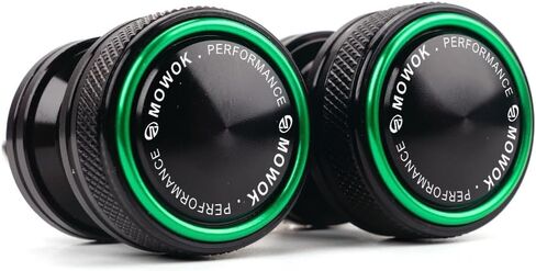 MOWOK FIT لـ KAWASAKI VULCAN S 650 Z750 Z750R Z750R NINJA 250 300 ZX6R ZX10R ZX12R ZX14R إكسسوارات الدراجات النارية M10 X1.25 SWANDARM SLIDERS SHILEDS (GREEN ، M10 X 1.25) in Kuwait
